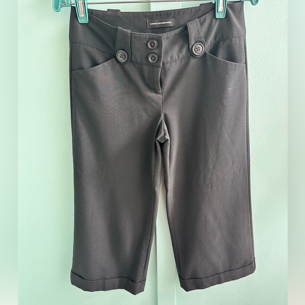 Express editor dress capris size 2